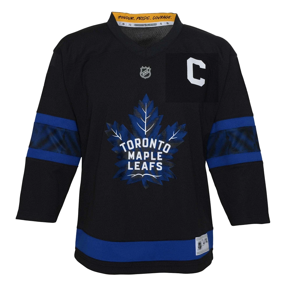 Toddler Auston Matthews Black Toronto Maple Leafs  Replica Player Jersey