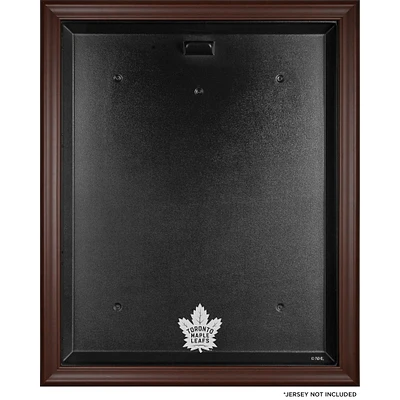 Toronto Maple Leafs (2016-Present) Brown Framed Logo Jersey Display Case