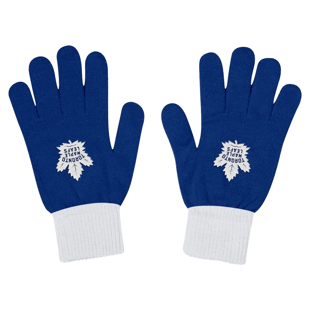 Pack combo écharpe, gants et tricot unisexe Fanatics des Maple Leafs de Toronto