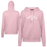 Women's Levelwear  Light Pink Toronto Maple Leafs Mother's Day Adorn Pullover Hoodie