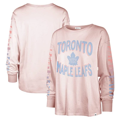 T-shirt rose à manches longues Cloud Nine des Maple Leafs de Toronto '47 pour femmes