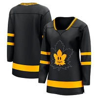 Women's Fanatics Black Toronto Maple Leafs - Alternate Premier Breakaway Reversible Blank Jersey
