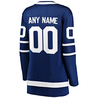 Women's Fanatics Blue Toronto Maple Leafs Breakaway - Custom Jersey