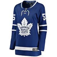 Maillot de joueur échappé à domicile des Maple Leafs Toronto Fanatics Mark Giordano bleu pour femmes