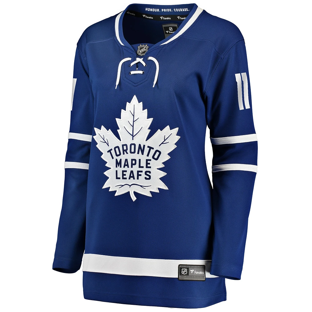 Women's Fanatics Max Domi Blue Toronto Maple Leafs Home Breakaway Player Jersey
