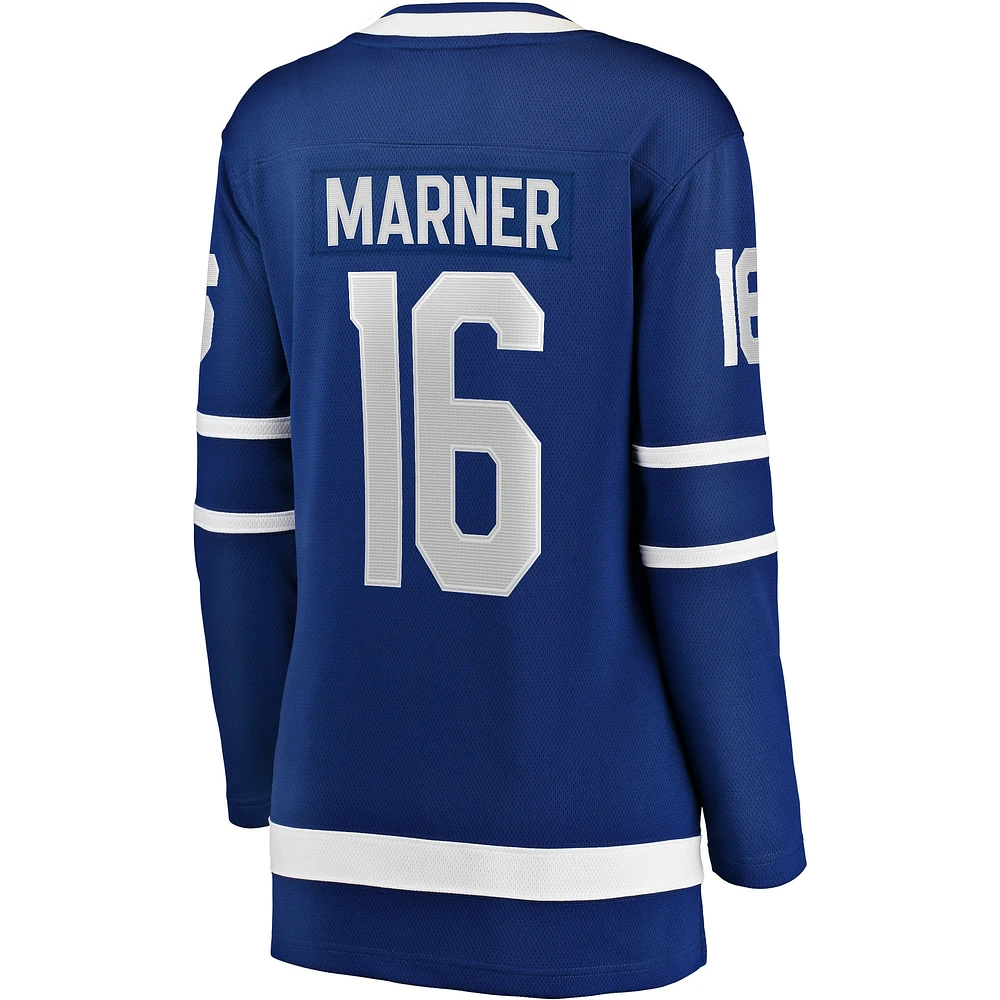 Women's Fanatics Mitch Marner Blue Toronto Maple Leafs Alternate Captain Patch Home Breakaway Player - Jersey