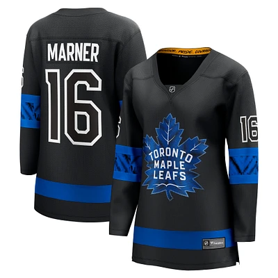 Fanatics pour femmes Mitchell Marner Black Toronto Maple Leafs - Maillot de joueur réversible Alternate Premier Breakaway