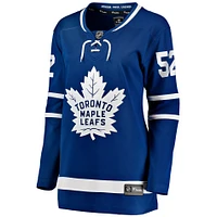 Women's Fanatics Reese Johnson Blue Toronto Maple Leafs Home Breakaway Player Jersey