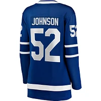Women's Fanatics Reese Johnson Blue Toronto Maple Leafs Home Breakaway Player Jersey