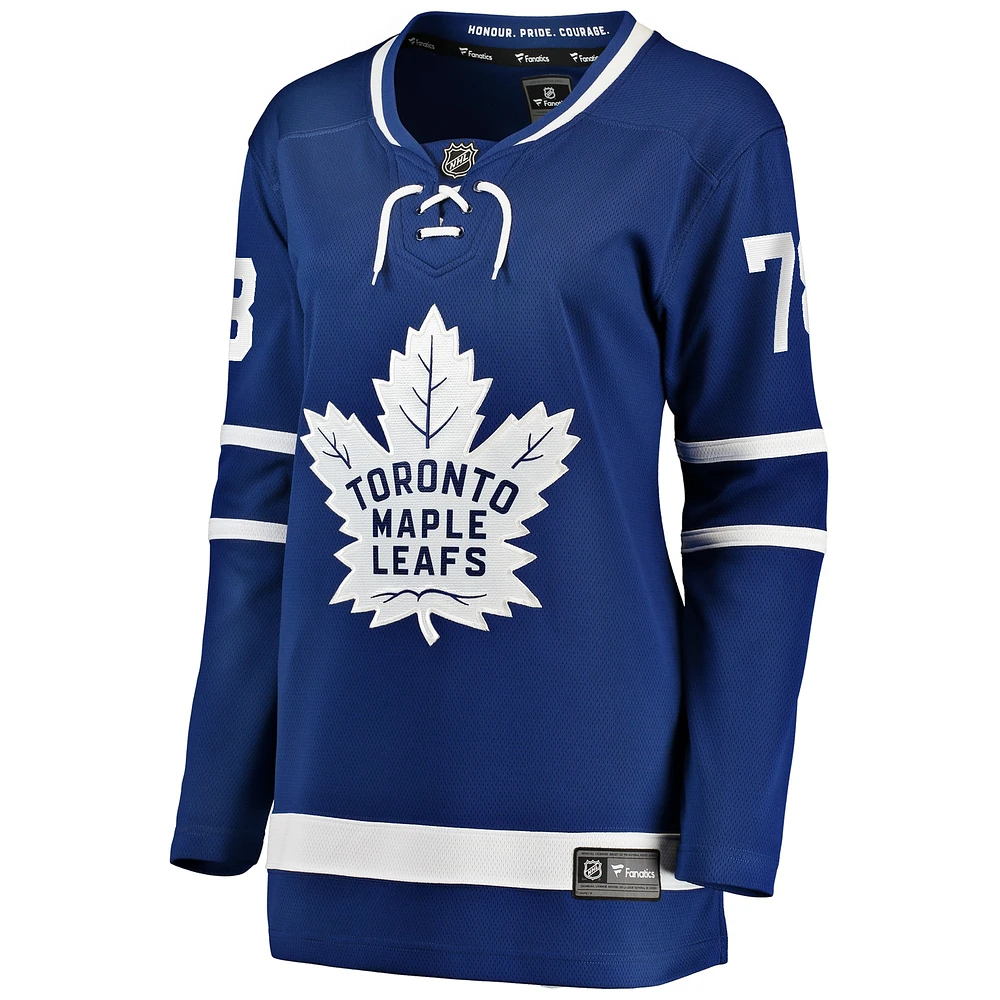 Women's Fanatics TJ Brodie Blue Toronto Maple Leafs Home - Breakaway Player Jersey