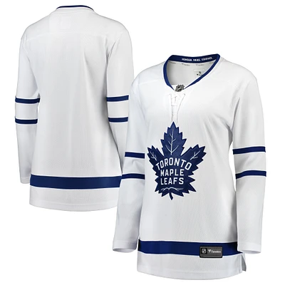 Femmes fanatiques de marque White Toronto Maple Leafs Home Breakaway - Maillot vierge