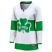 Women's Fanatics  White Toronto Maple Leafs St. Patricks Alternate Premier Breakaway Jersey