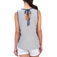 Women's G-III 4Her by Carl Banks Gray Toronto Maple Leafs Fastest Lap Tank Top