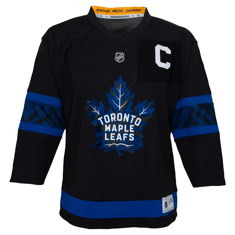 Youth Auston Matthews Black Toronto Maple Leafs Alternate Replica Player Jersey