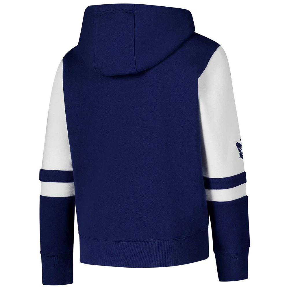 Youth Blue Toronto Maple Leafs Face Off Full-Zip Hoodie