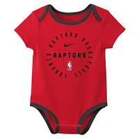 Infant Nike Toronto Raptors Three-Pack Bodysuit Set