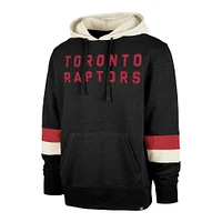 Men's '47 Black Toronto Raptors Premier Wordmark Lennox - Pullover Hoodie