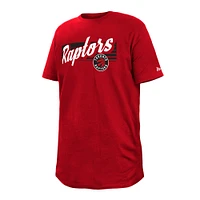 T-shirt 5th & Ocean by New Era rouge pour homme Toronto Raptors Big Tall Logo
