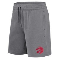 Men's Fanatics Black/Gray Toronto Raptors Two-Pack T-Shirt & Shorts Set