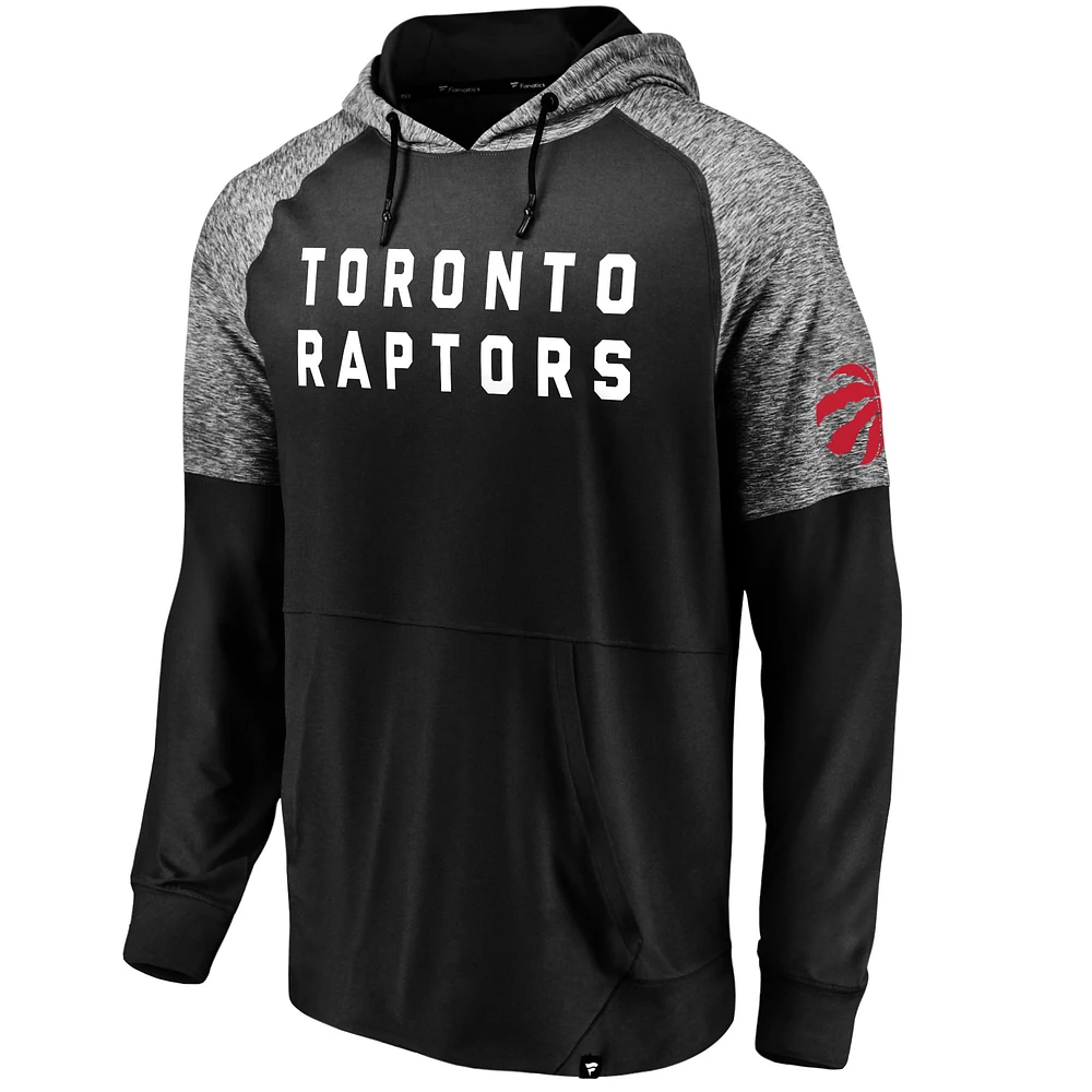 Men's Fanatics Black Toronto Raptors Made To Move - Pullover Hoodie