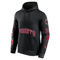 Men's Fanatics Black Toronto Raptors Wild Winner Pullover Hoodie