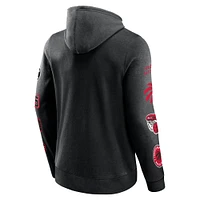 Men's Fanatics Black Toronto Raptors Wild Winner Pullover Hoodie
