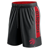 Men's Fanatics Black Toronto Raptors Win the Match Shorts