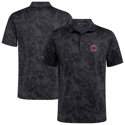 Men's Levelwear Black Toronto Raptors Whisper Polo