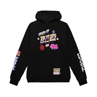 Men's Mitchell & Ness Black Toronto Raptors Slap Sticker - Pullover Hoodie