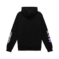 Men's Mitchell & Ness Black Toronto Raptors Slap Sticker - Pullover Hoodie