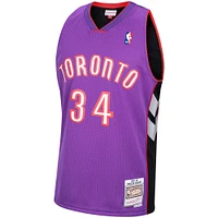 Men's Mitchell & Ness Charles Oakley Purple Toronto Raptors 1999/00 Hardwood Classics Swingman Jersey