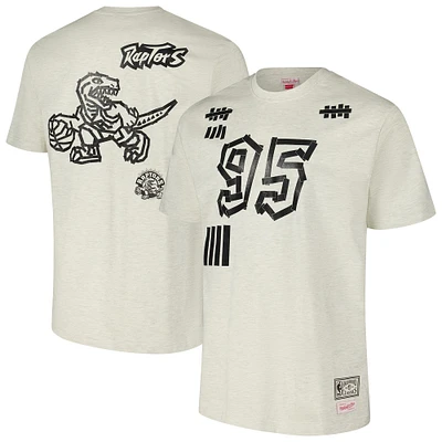 T-shirt à bande noire Hardwood Classics de Toronto Raptors Mitchell & Ness pour homme