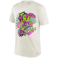 Men's Mitchell & Ness Oatmeal Toronto Raptors  Party Mix T-Shirt