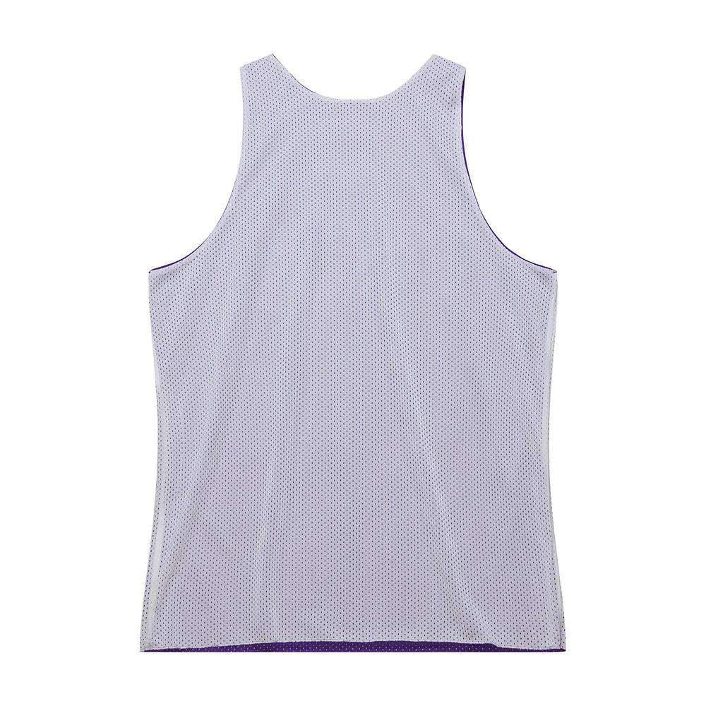 Maillot d'entraînement réversible en maille Hardwood Classics violet/blanc pour homme Mitchell & Ness Toronto Raptors