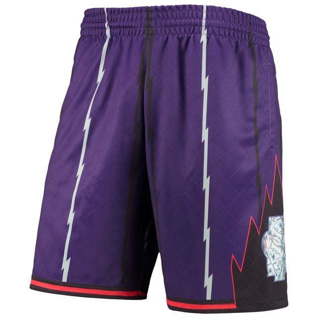 Short pour homme Mitchell & Ness Raptors de Toronto 1998 Hardwood Classics 75e anniversaire Swingman