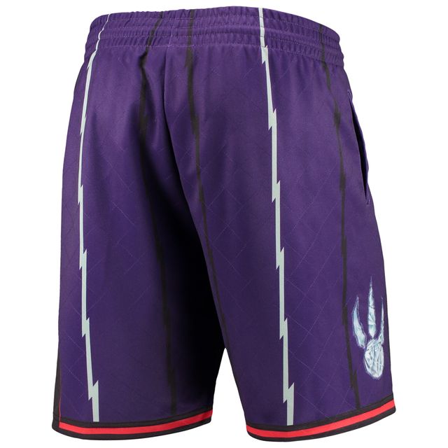 Short pour homme Mitchell & Ness Raptors de Toronto 1998 Hardwood Classics 75e anniversaire Swingman