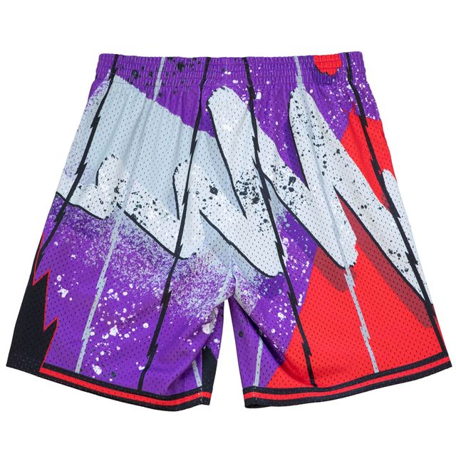 Mitchell & Ness pour homme Violet Toronto Raptors Hardwood Classics Hyper Hoops Swingman - Short
