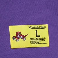 Men's Mitchell & Ness Raptors Purple Toronto Hardwood Classics Neon Nights Premium T-Shirt
