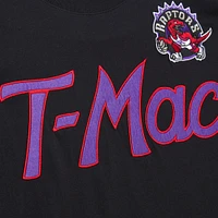 Men's Mitchell & Ness Tracy McGrady Black Toronto Raptors Premium Nickname T-Shirt