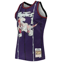 Men's Mitchell & Ness Tracy McGrady Purple Toronto Raptors 1998/99 Hardwood Classics NBA 75th Anniversary Diamond Swingman Jersey