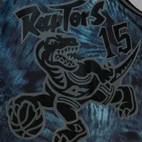 Men's Mitchell & Ness Vince Carter Black Toronto Raptors 1998/99 Tie-Dye Player Swingman - Jersey