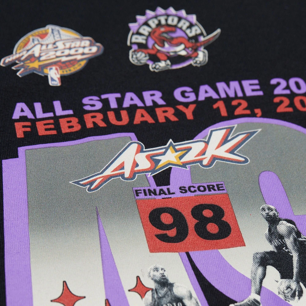 Men's Mitchell & Ness Vince Carter Black Toronto Raptors 2000 All-Star Game It's Over T-Shirt