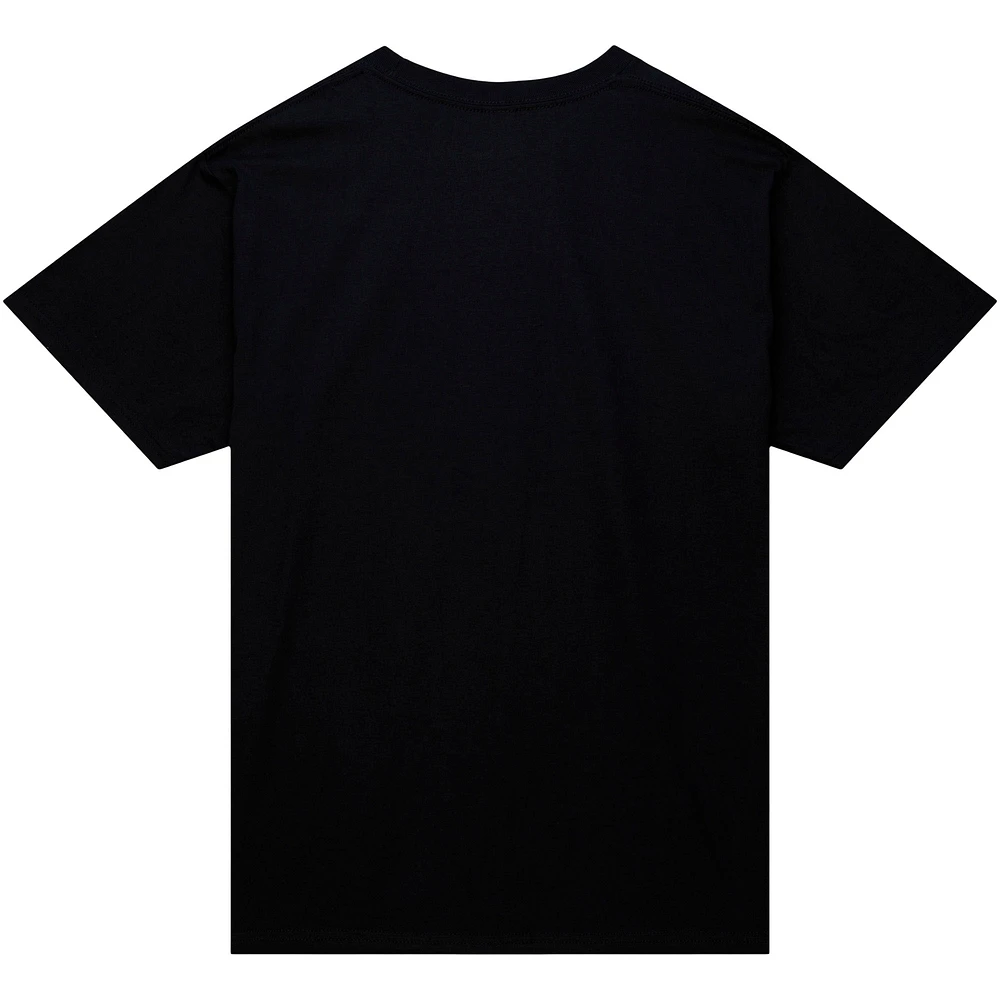 Men's Mitchell & Ness Vince Carter Black Toronto Raptors Hardwood Classics Bling Concert Player T-Shirt