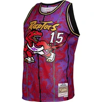 Men's Mitchell & Ness Vince Carter Purple Toronto Raptors 1998/99 Hardwood Classics Lunar New Year - Swingman Jersey