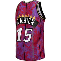 Men's Mitchell & Ness Vince Carter Purple Toronto Raptors 1998/99 Hardwood Classics Lunar New Year - Swingman Jersey