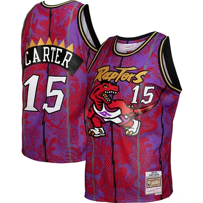Men's Mitchell & Ness Vince Carter Purple Toronto Raptors 1998/99 Hardwood Classics Lunar New Year - Swingman Jersey