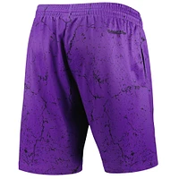 Mitchell & Ness Vince Carter pour homme Violet Toronto Raptors Hardwood Classics Player Burst Short