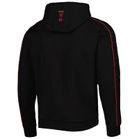 Chandail à capuchon enfiler triple mélange NBA x Hugo Boss pour homme Toronto Raptors Team Bounce noir