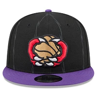 Men's New Era Black/Purple Toronto Raptors 2024/25 City Edition 9FIFTY Snapback Hat