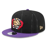 Men's New Era Black/Purple Toronto Raptors 2024/25 City Edition 9FIFTY Snapback Hat